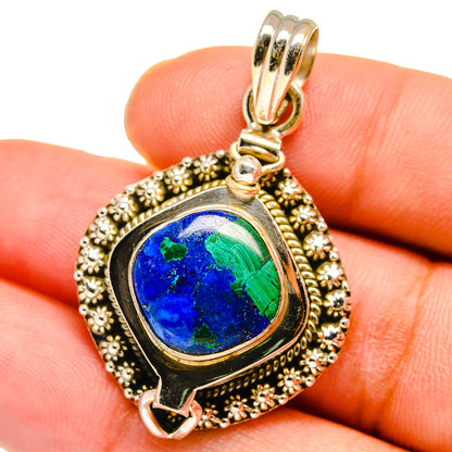 Azurite Pendants handcrafted by Ana Silver Co - PD15094