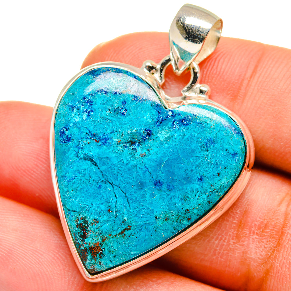Chrysocolla Pendants handcrafted by Ana Silver Co - PD15096