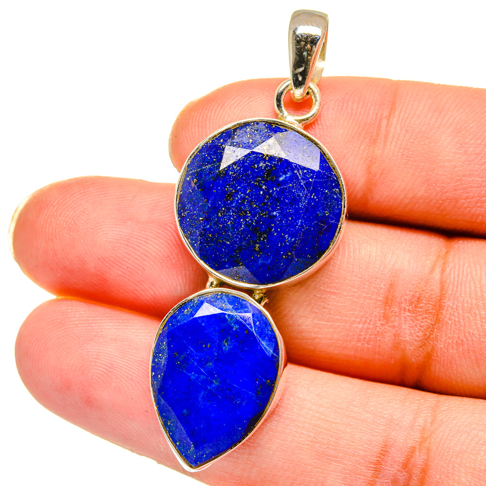 Lapis Lazuli Pendants handcrafted by Ana Silver Co - PD15106