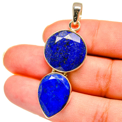 Lapis Lazuli Pendants handcrafted by Ana Silver Co - PD15106