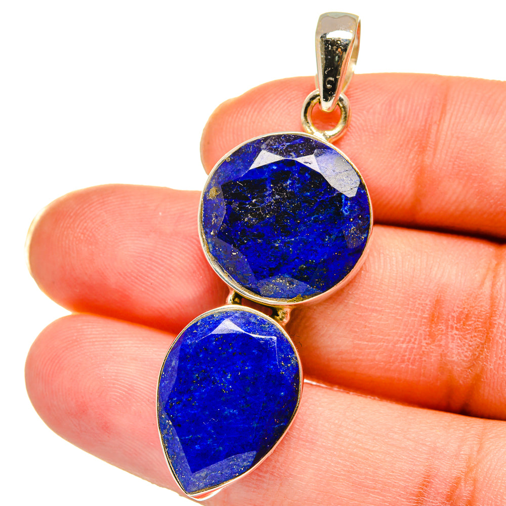 Lapis Lazuli Pendants handcrafted by Ana Silver Co - PD15107