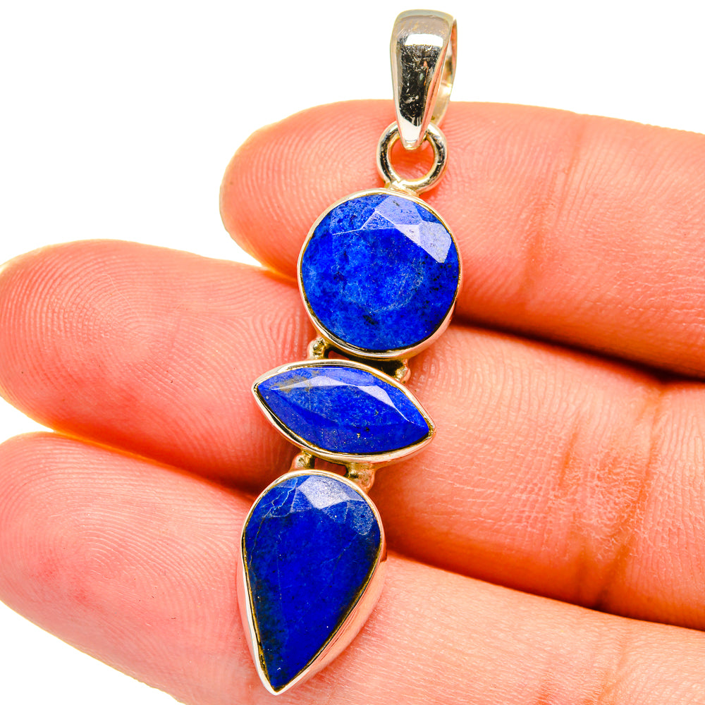 Lapis Lazuli Pendants handcrafted by Ana Silver Co - PD15108