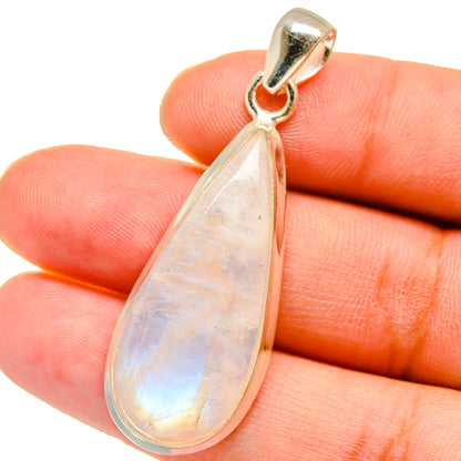 Rainbow Moonstone Pendants handcrafted by Ana Silver Co - PD15119