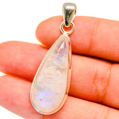 Rainbow Moonstone Pendants handcrafted by Ana Silver Co - PD15122