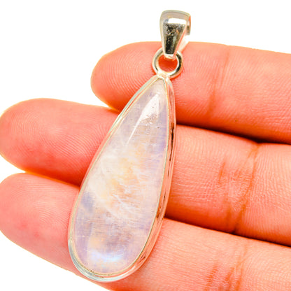 Rainbow Moonstone Pendants handcrafted by Ana Silver Co - PD15128