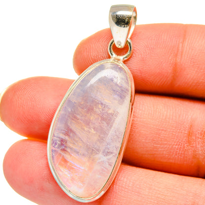 Rainbow Moonstone Pendants handcrafted by Ana Silver Co - PD15135