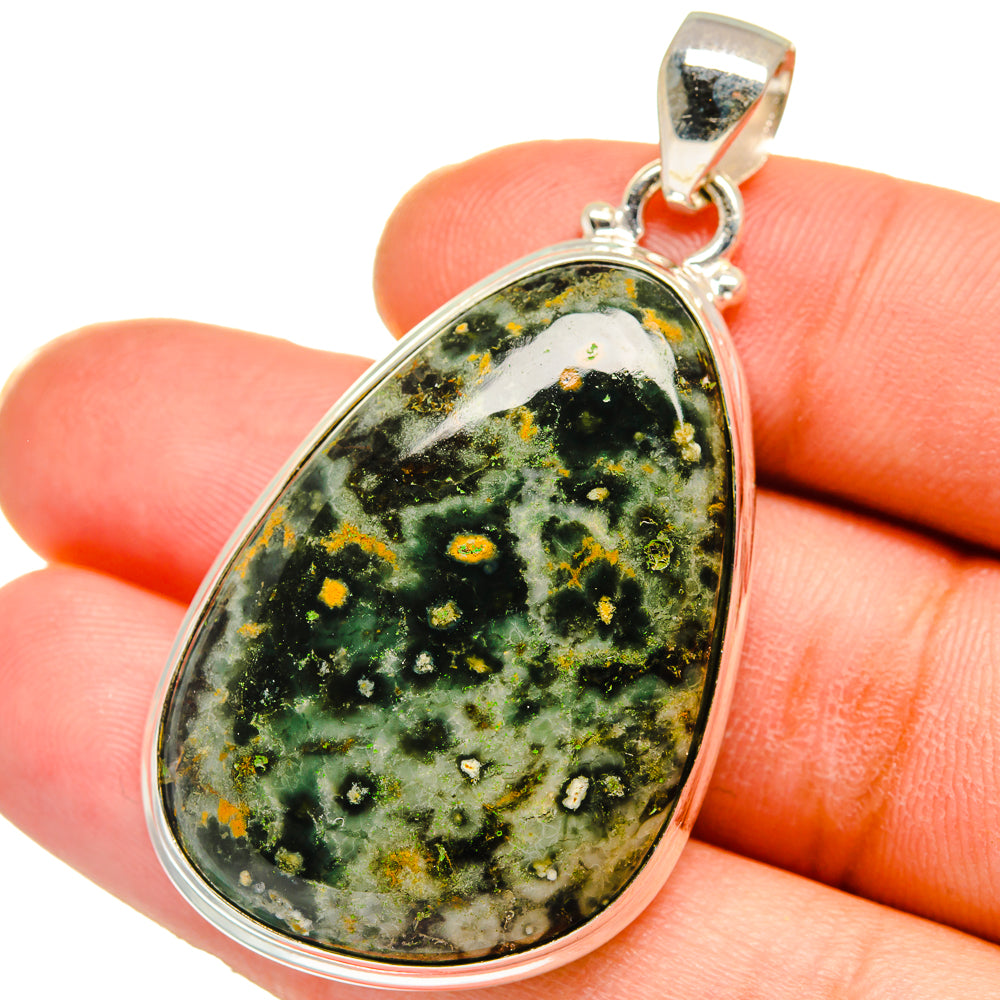 Ocean Jasper Pendants handcrafted by Ana Silver Co - PD15147
