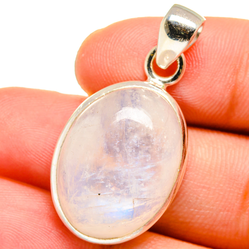 Rainbow Moonstone Pendants handcrafted by Ana Silver Co - PD15151