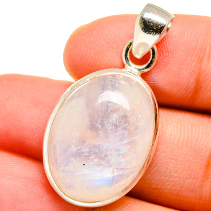 Rainbow Moonstone Pendants handcrafted by Ana Silver Co - PD15151