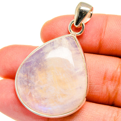Rainbow Moonstone Pendants handcrafted by Ana Silver Co - PD15153