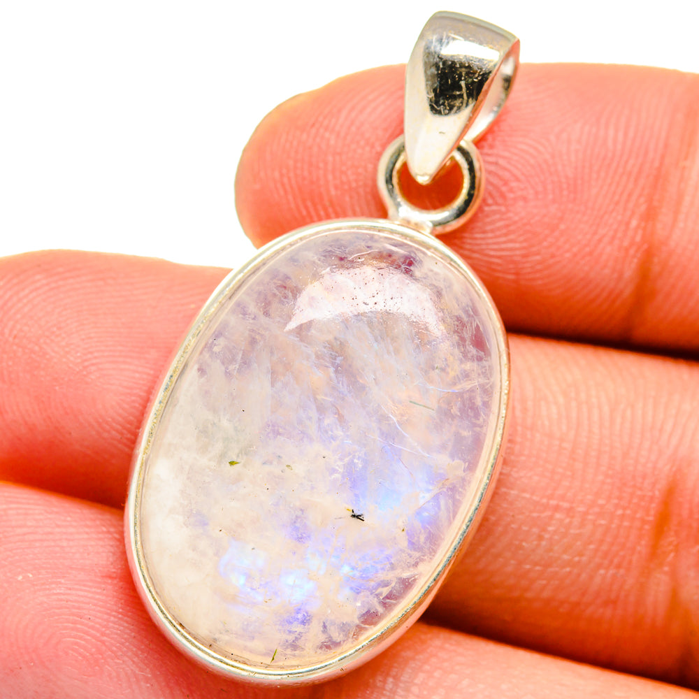 Rainbow Moonstone Pendants handcrafted by Ana Silver Co - PD15158