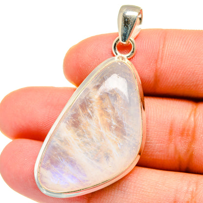 Rainbow Moonstone Pendants handcrafted by Ana Silver Co - PD15159