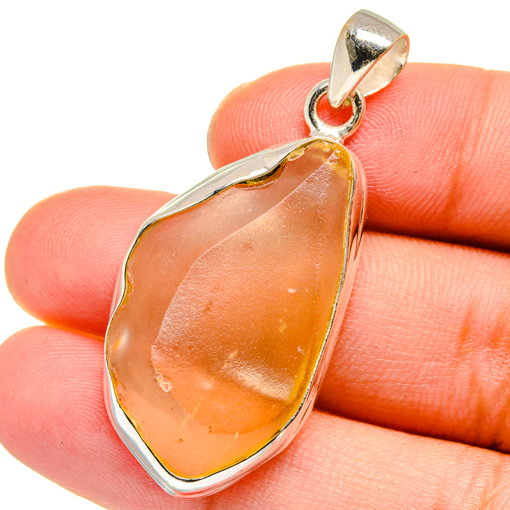 Libyan Glass Pendants handcrafted by Ana Silver Co - PD15173
