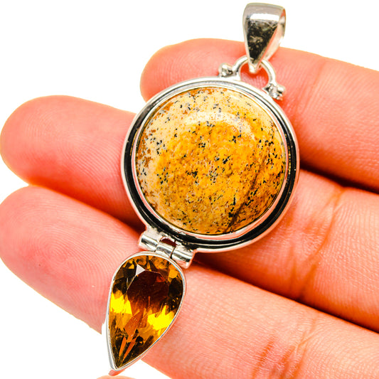 Picture Jasper Pendants handcrafted by Ana Silver Co - PD15178