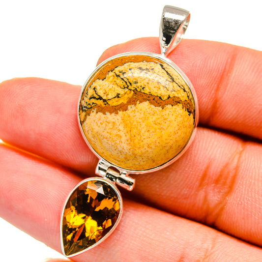 Picture Jasper Pendants handcrafted by Ana Silver Co - PD15181
