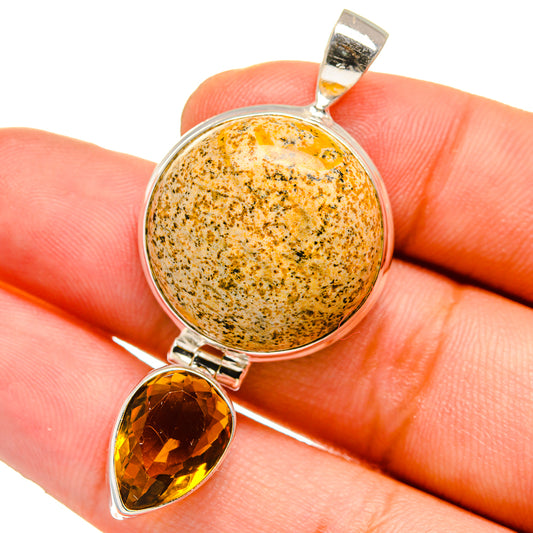 Picture Jasper Pendants handcrafted by Ana Silver Co - PD15185