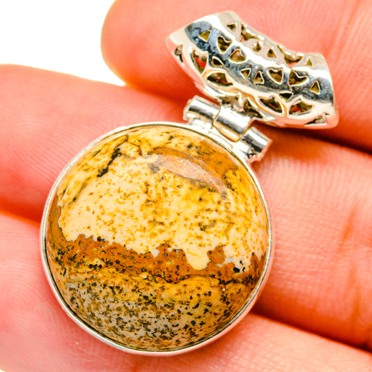 Picture Jasper Pendants handcrafted by Ana Silver Co - PD15186