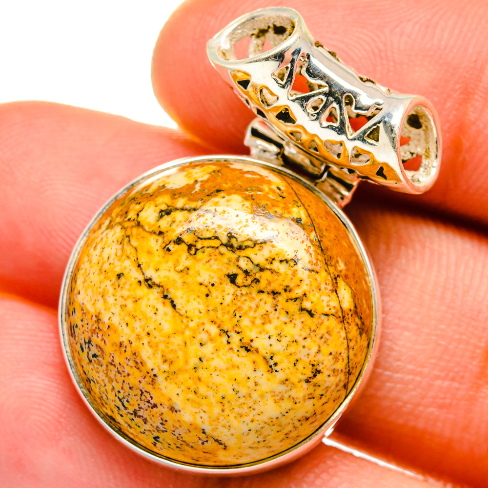 Picture Jasper Pendants handcrafted by Ana Silver Co - PD15188
