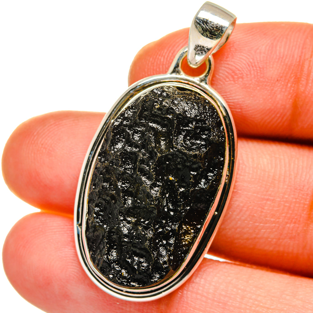 Tektite Pendants handcrafted by Ana Silver Co - PD15195