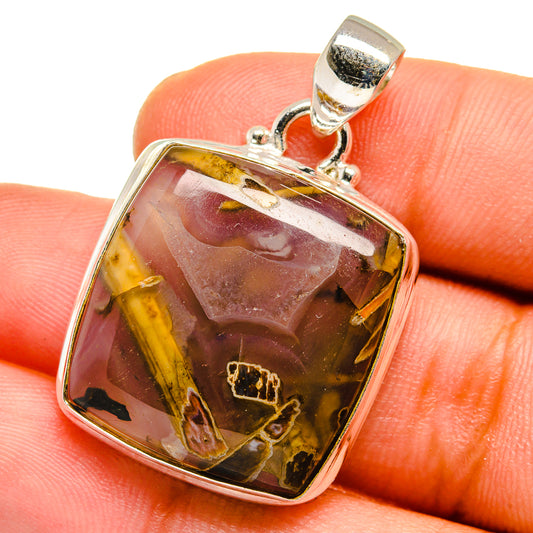 Turkish Tube Agate Pendants handcrafted by Ana Silver Co - PD15204