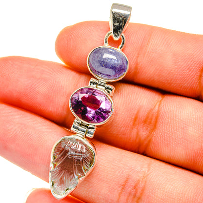Aquamarine Pendants handcrafted by Ana Silver Co - PD15212