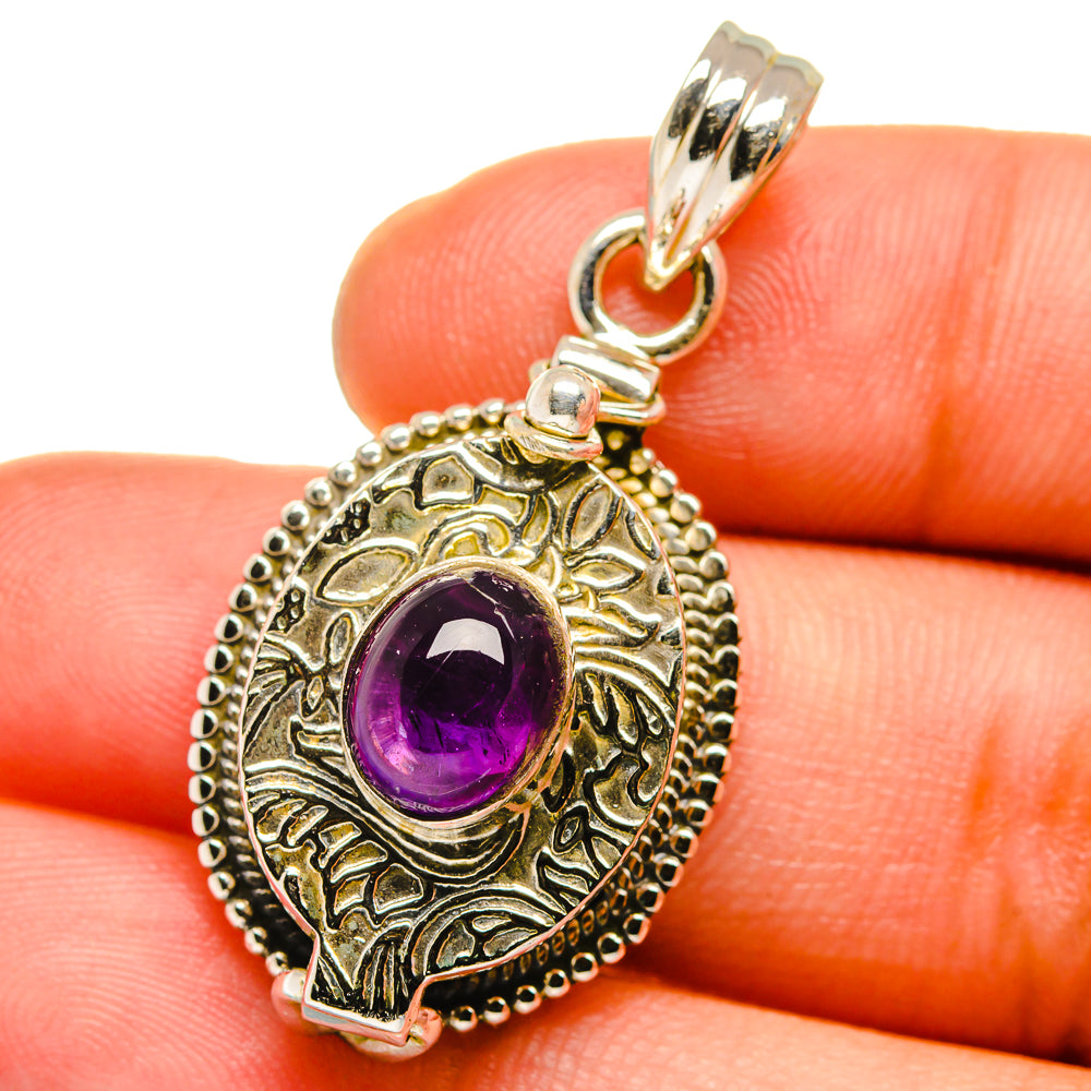 Amethyst Pendants handcrafted by Ana Silver Co - PD15217