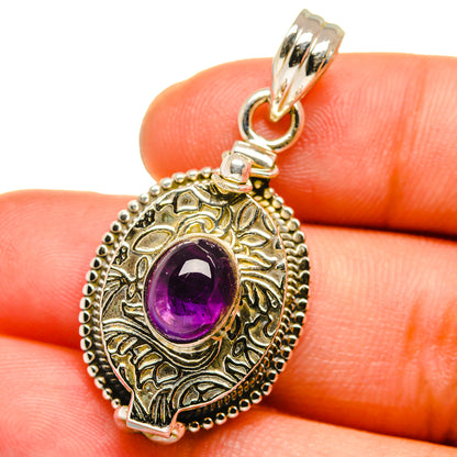 Amethyst Pendants handcrafted by Ana Silver Co - PD15217
