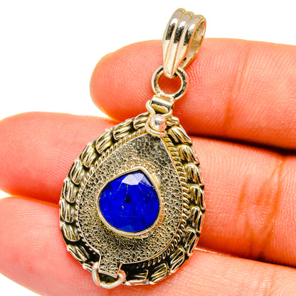 Lapis Lazuli Pendants handcrafted by Ana Silver Co - PD15219