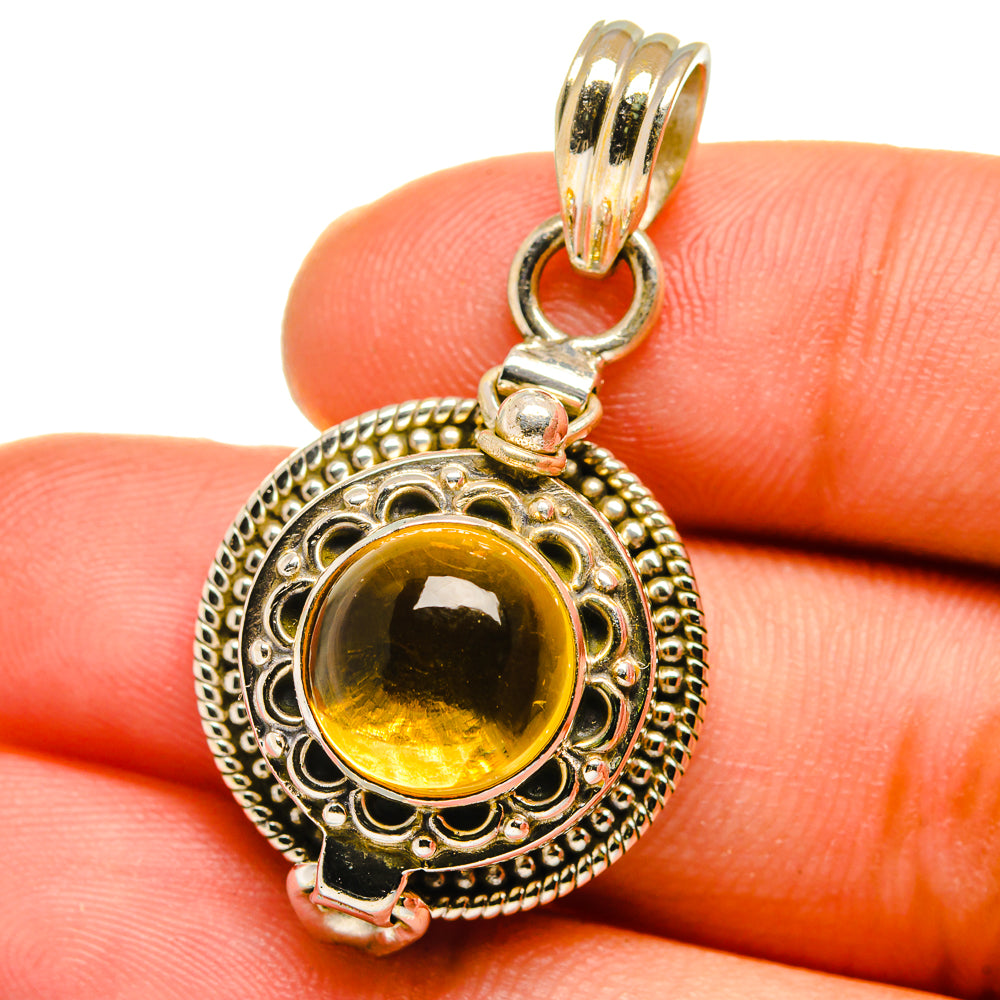 Citrine Pendants handcrafted by Ana Silver Co - PD15221