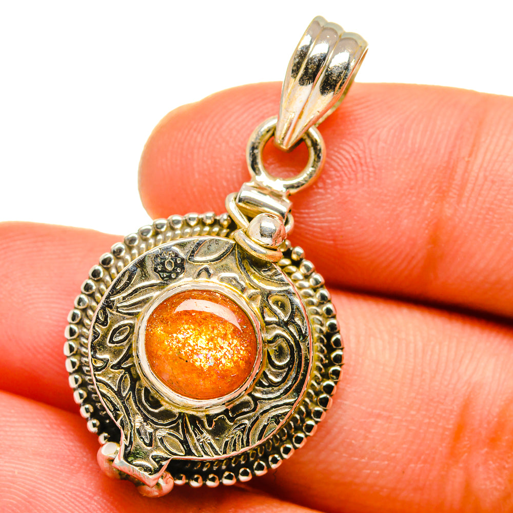 Sunstone Pendants handcrafted by Ana Silver Co - PD15222
