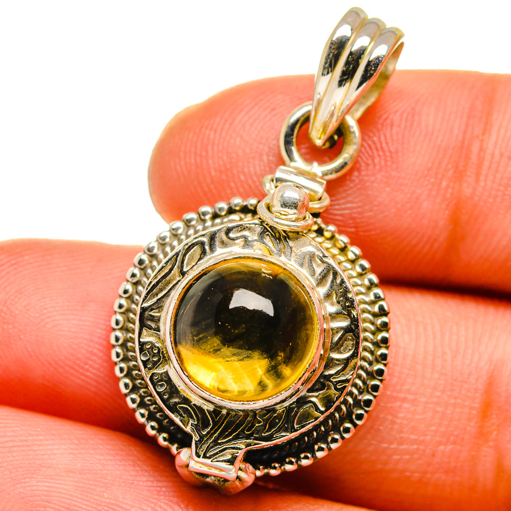 Citrine Pendants handcrafted by Ana Silver Co - PD15224
