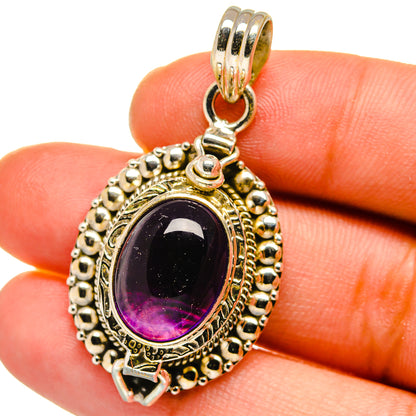 Amethyst Pendants handcrafted by Ana Silver Co - PD15231