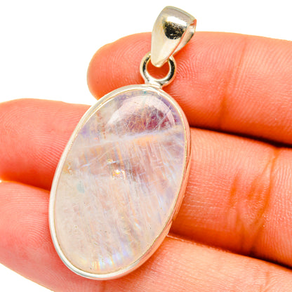 Rainbow Moonstone Pendants handcrafted by Ana Silver Co - PD15233