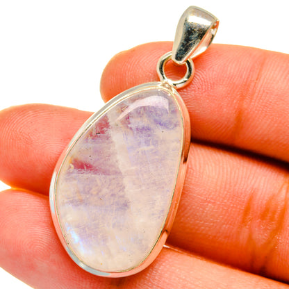 Rainbow Moonstone Pendants handcrafted by Ana Silver Co - PD15235