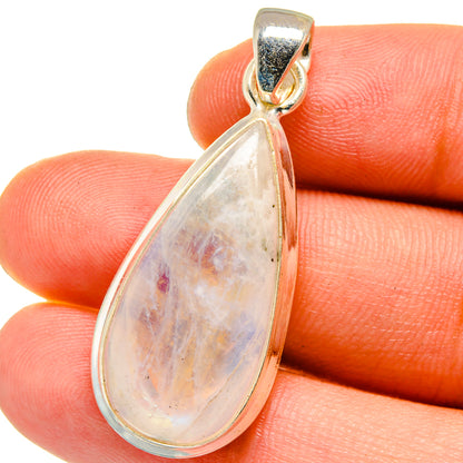 Rainbow Moonstone Pendants handcrafted by Ana Silver Co - PD15238