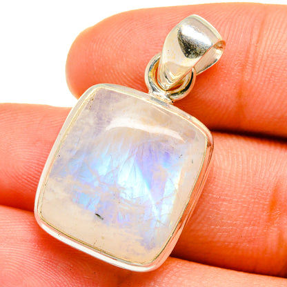 Rainbow Moonstone Pendants handcrafted by Ana Silver Co - PD15239