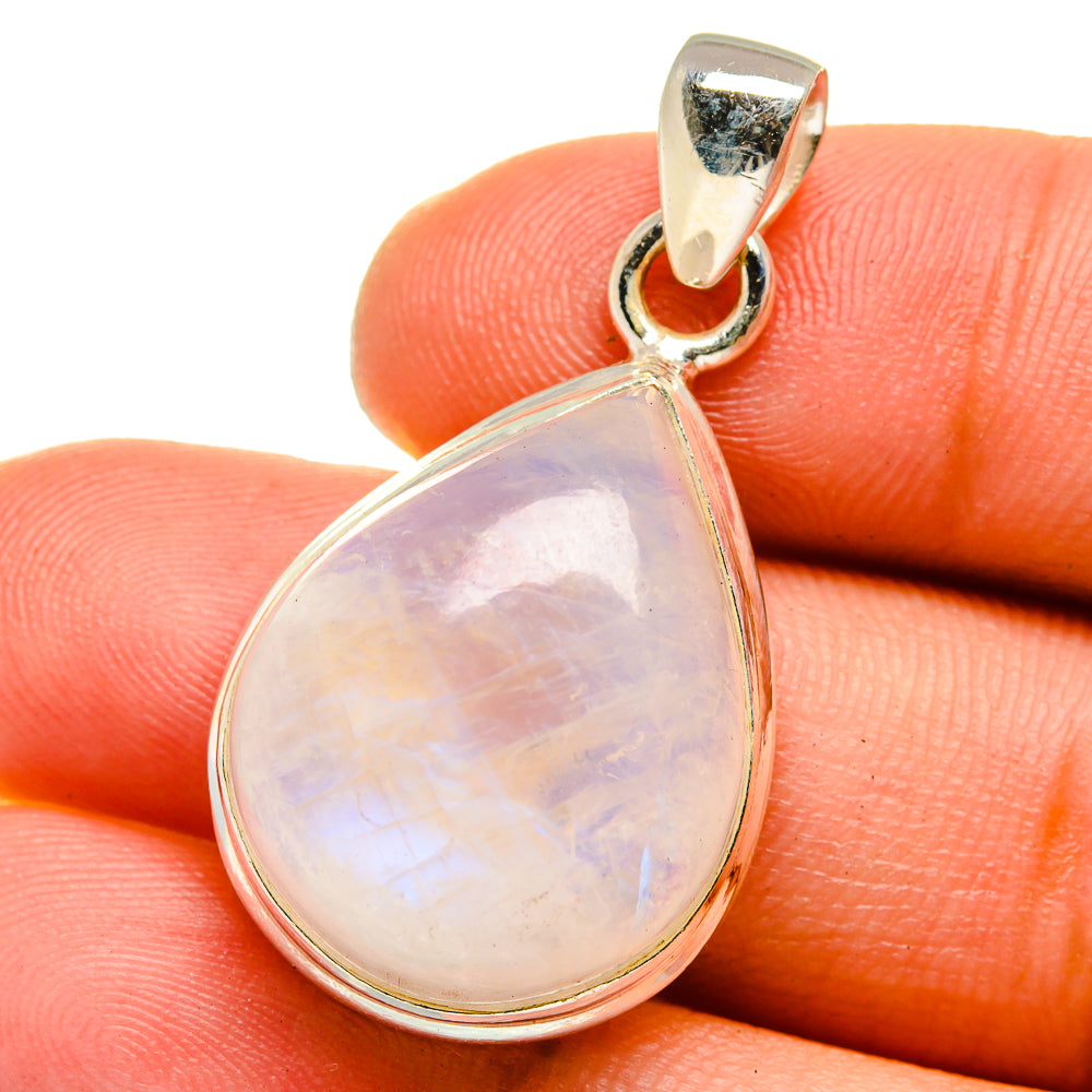 Rainbow Moonstone Pendants handcrafted by Ana Silver Co - PD15244