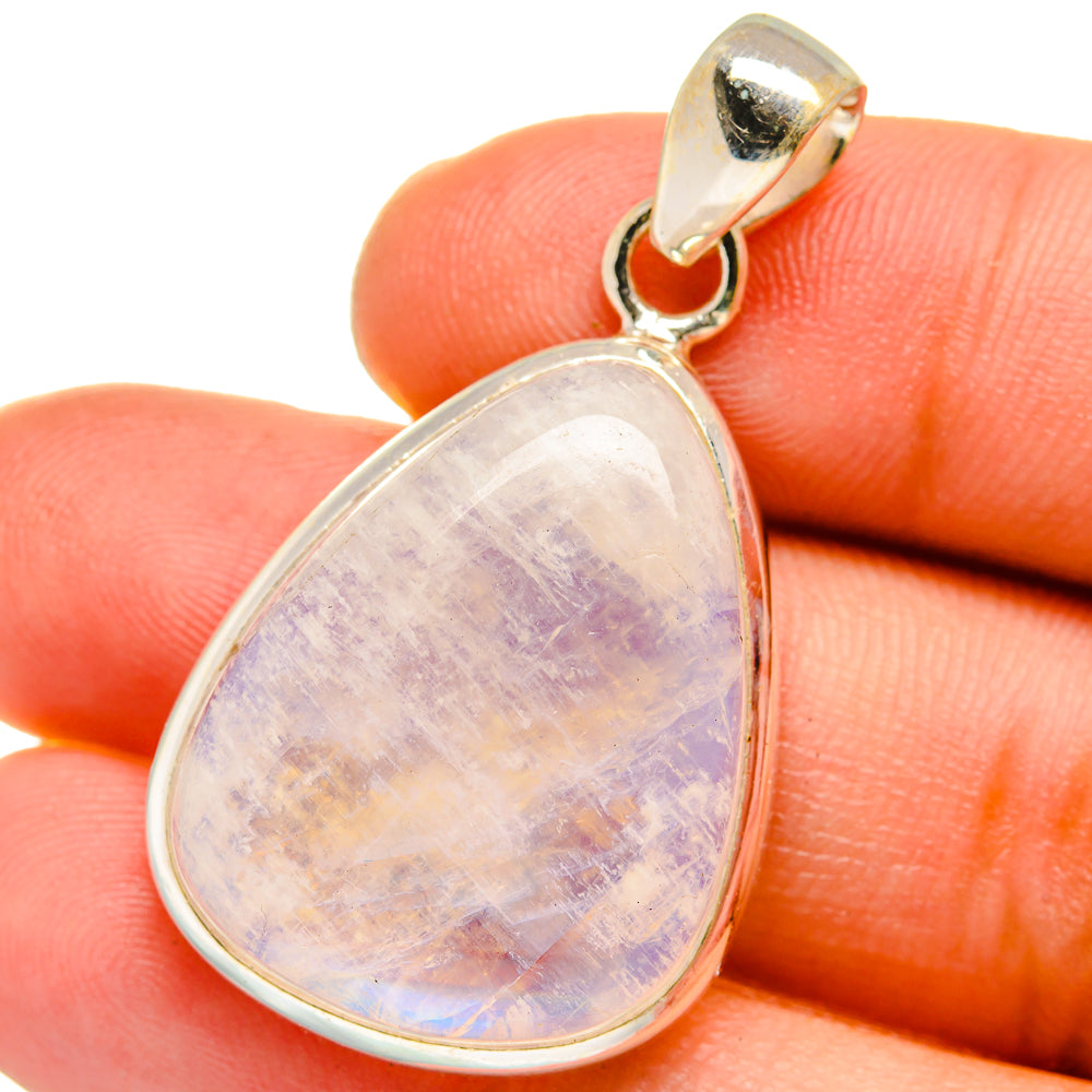 Rainbow Moonstone Pendants handcrafted by Ana Silver Co - PD15245