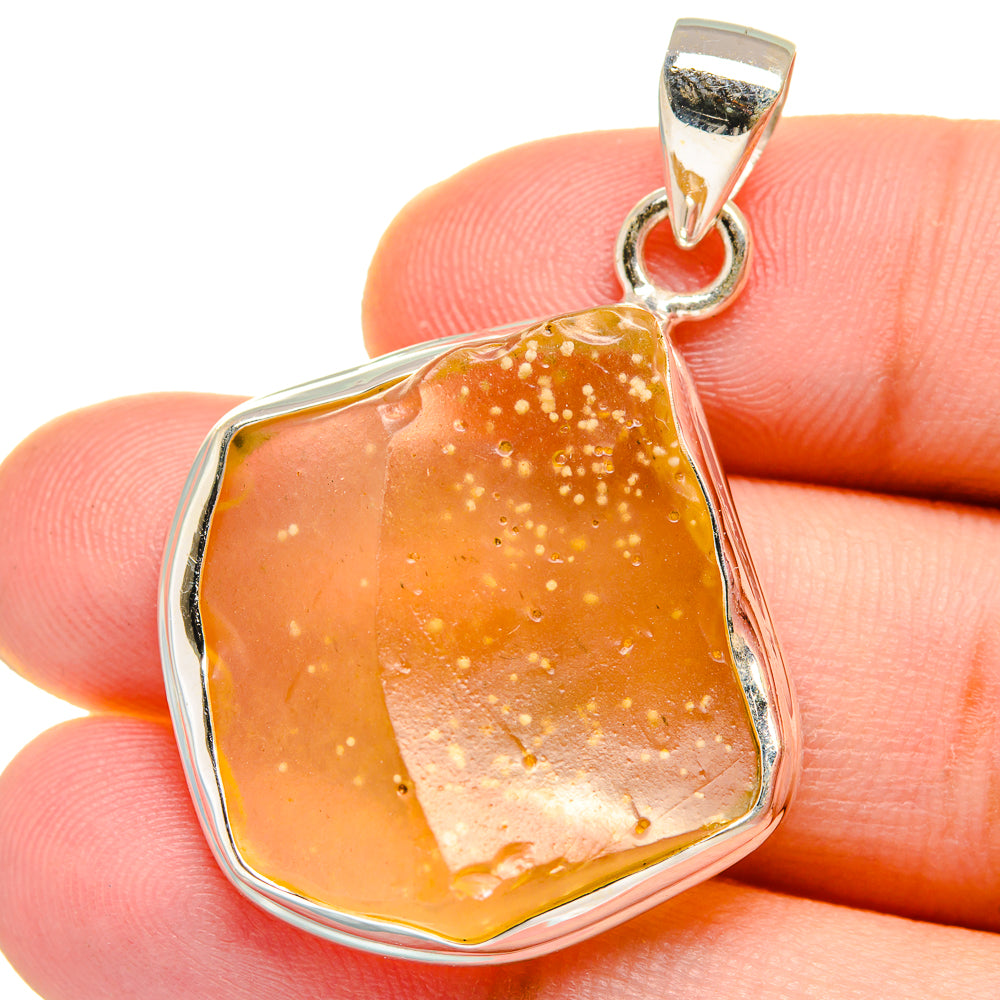 Libyan Glass Pendants handcrafted by Ana Silver Co - PD15263