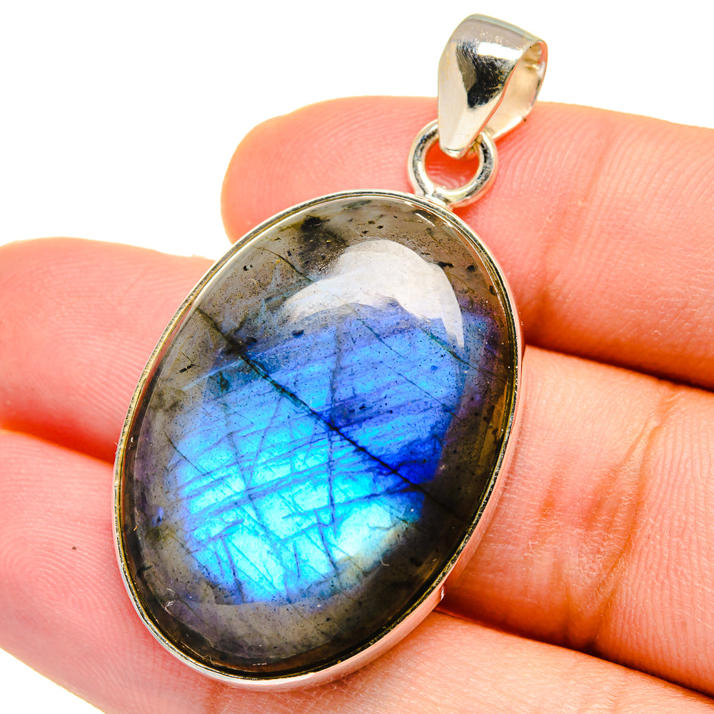 Labradorite Pendants handcrafted by Ana Silver Co - PD15277