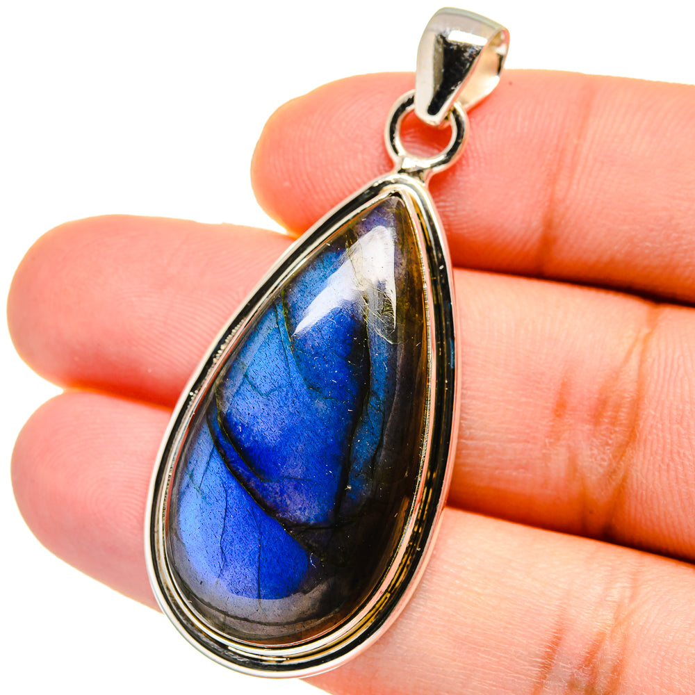 Labradorite Pendants handcrafted by Ana Silver Co - PD15278