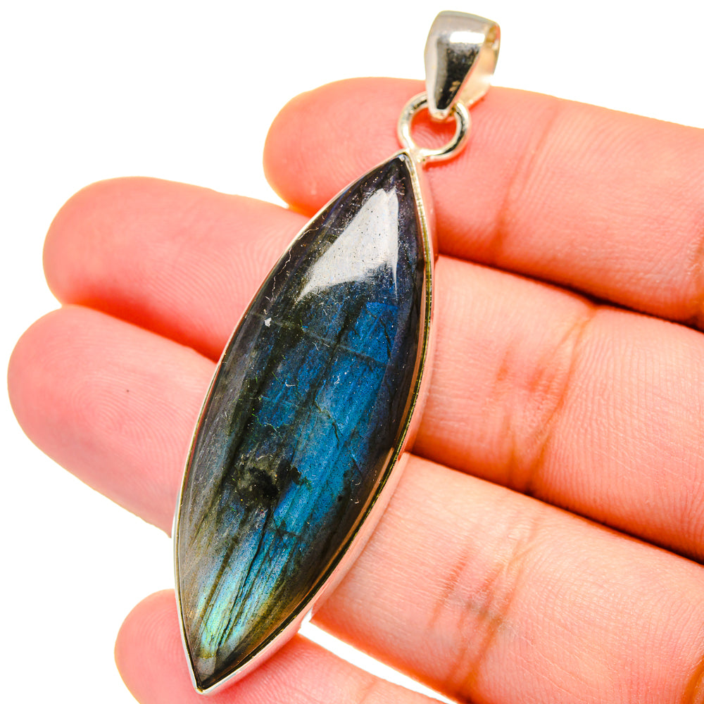 Labradorite Pendants handcrafted by Ana Silver Co - PD15280
