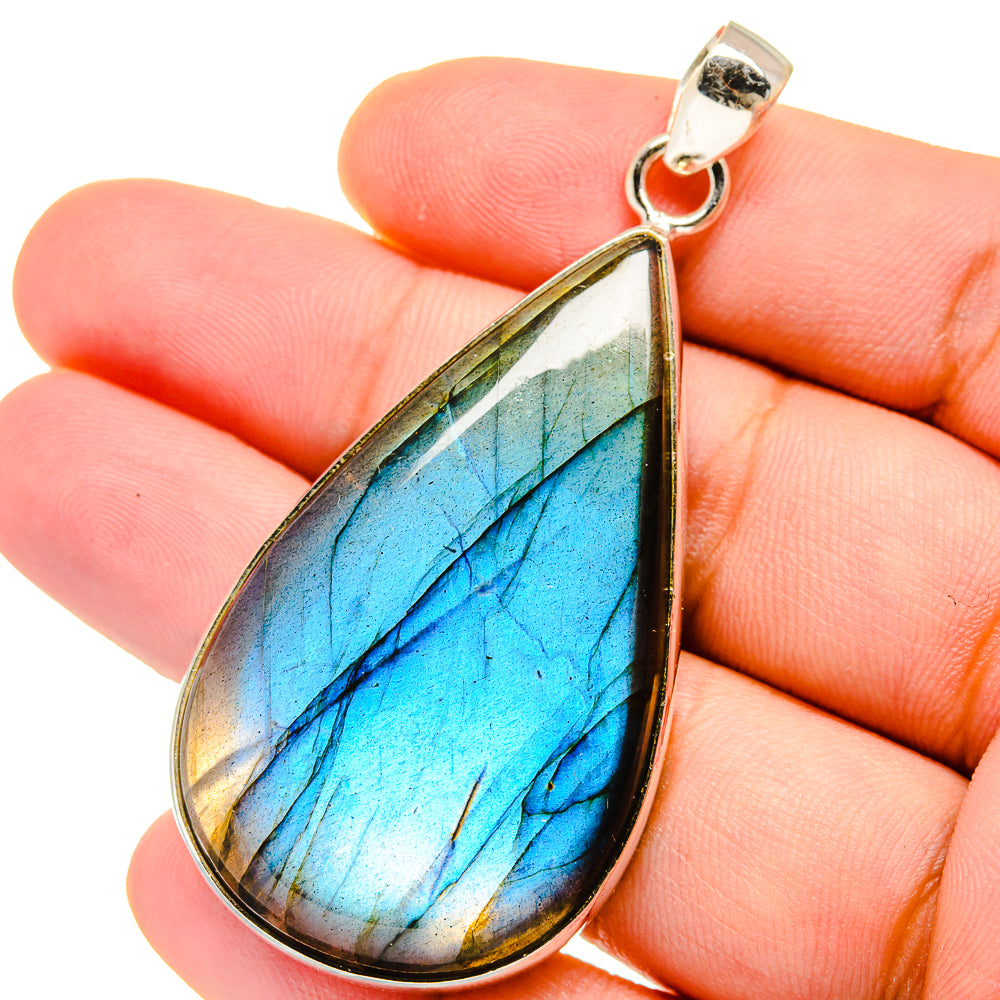 Labradorite Pendants handcrafted by Ana Silver Co - PD15283