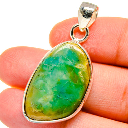 Peruvian Opal Pendants handcrafted by Ana Silver Co - PD15289
