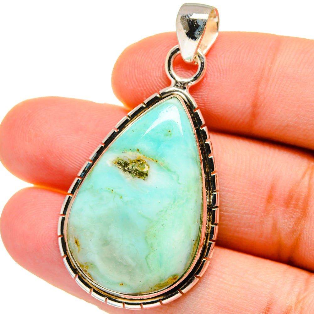 Peruvian Opal Pendants handcrafted by Ana Silver Co - PD15290