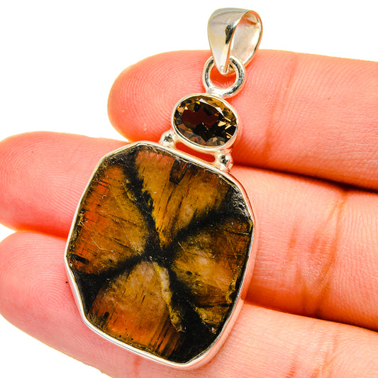 Chiastolite Pendants handcrafted by Ana Silver Co - PD15302