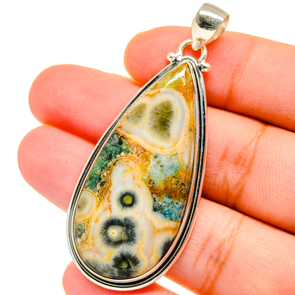 Ocean Jasper Pendants handcrafted by Ana Silver Co - PD15309