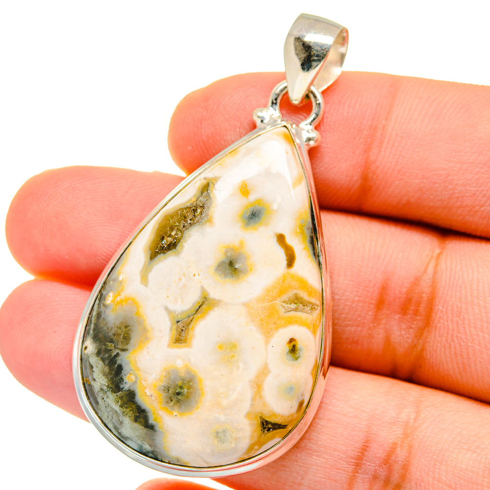 Ocean Jasper Pendants handcrafted by Ana Silver Co - PD15314