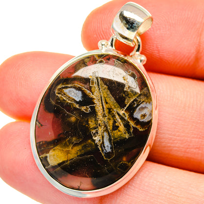 Turkish Tube Agate Pendants handcrafted by Ana Silver Co - PD15315