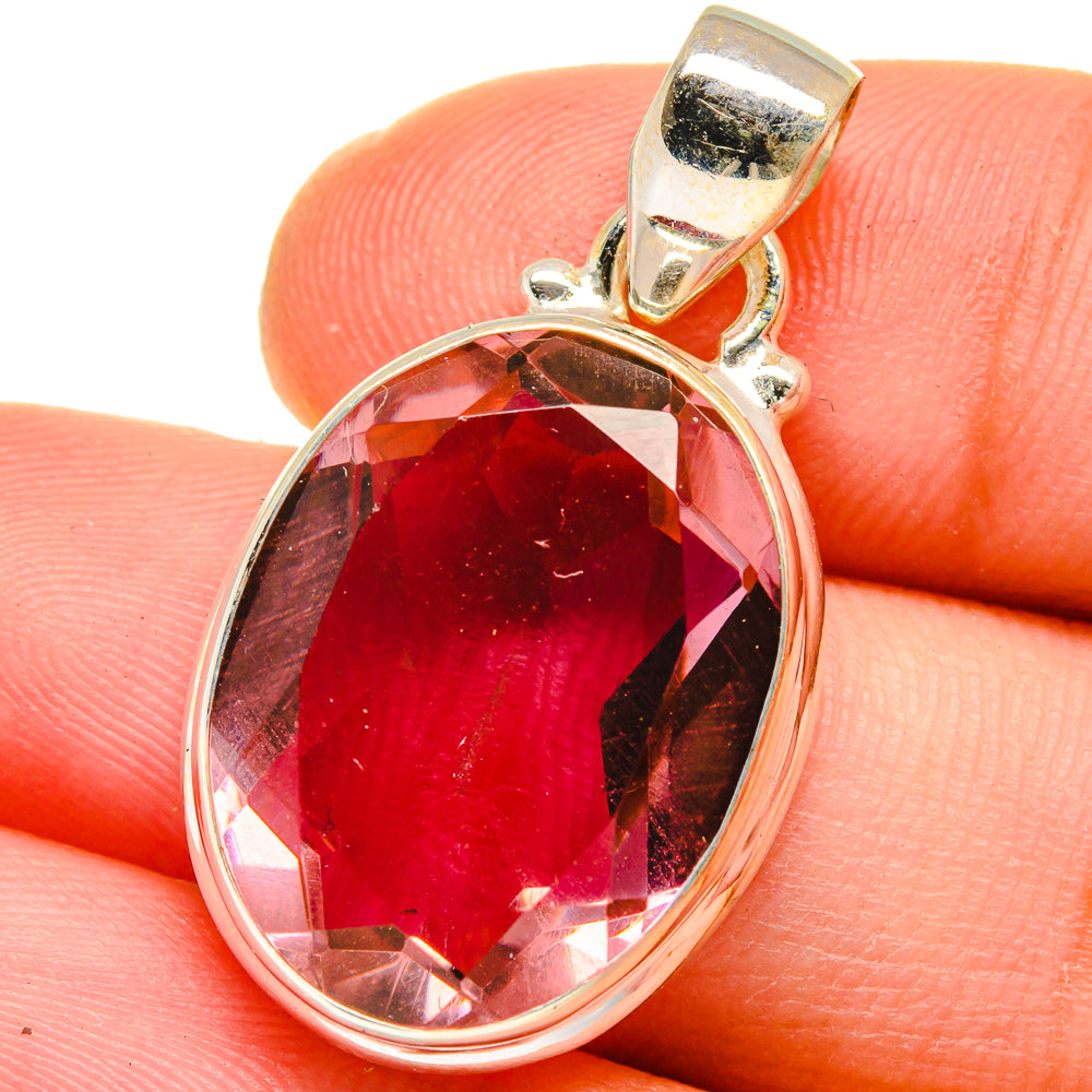 Color Change Alexandrite Pendants handcrafted by Ana Silver Co - PD15319